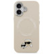 Karl Lagerfeld Karl & Choupette Pins MagSafe Case for iPhone 17 - Beige