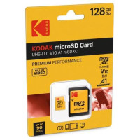 Kodak mSD 128GB UHS-I U1 V10 A1 Premium EKMSDM128GXC10K