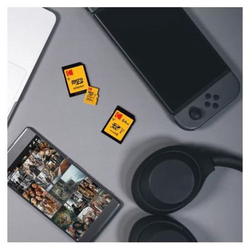 Kodak mSD 128GB UHS-I U1 V10 A1 Premium EKMSDM128GXC10K