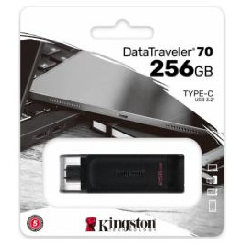 Kingston Zibatmiņa Kingston DataTraveler 70 256GB