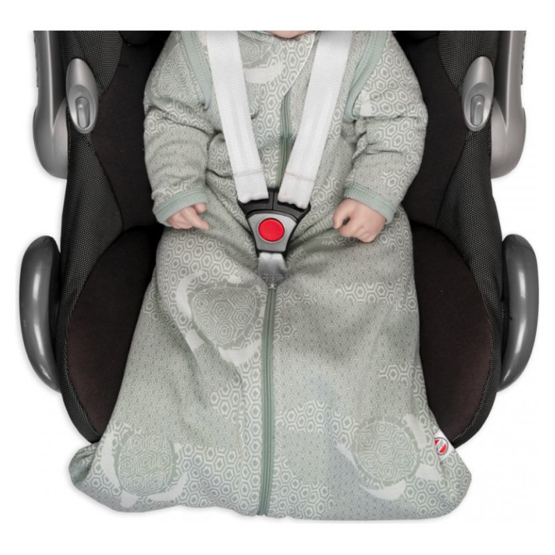 Lodger Hopper Matcha Turtle guļammaiss ar noņemamām piedurknēm, Silk, 68/80 - HPM 109_68/80