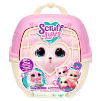 Scruff-A-Luvs plīša mājdzīvnieks, rozā, 19 cm