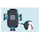 Joyroom car phone holder with telescopic extendable arm for dashboard and windshield black (JR-ZS259)