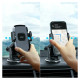 Joyroom car phone holder with telescopic extendable arm for dashboard and windshield black (JR-ZS259)