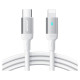 Joyroom Extraordinary Series A10 Lightning / USB-C PD 20W cable 1.2 m - white