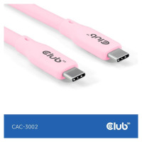 Club3D CABLE USB-C TO USB-C 2M/M/M PINK CAC-3002 CLUB3D