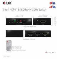 Club3D VIDEO SWITCH HDMI 3PORT/CSV-1381 CLUB3D