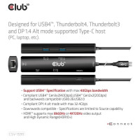 Club3D I/O HUB 6IN1 USB-C HDMI/100W CSV-1599 CLUB3D