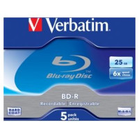 Verbatim Matricas BD-R Verbatim 25 GB 6x Single Layer 5 Pack Jewel