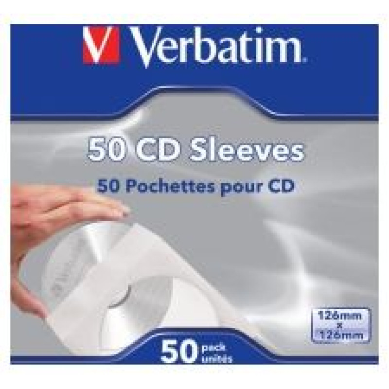 Verbatim Vāciņ&scaron; CD/DVD Verbatim 50gab