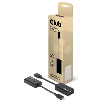 Club3D I/O ADAPTER USB-C TO VGA/M/F CAC-1502 CLUB3D
