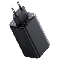 Baseus GaN6 Pro Charger 100W 2 x USB-C 2 x USB-A with Black USB-C Cable 100W 1m - Black