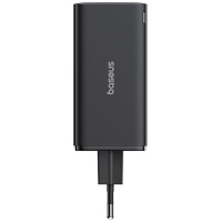 Baseus GaN6 Pro Charger 100W 2 x USB-C 2 x USB-A with Black USB-C Cable 100W 1m - Black