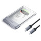 Orico TX25C3 2.5" HDD/SSD USB-C 5Gb/s Disk Drive - Transparent
