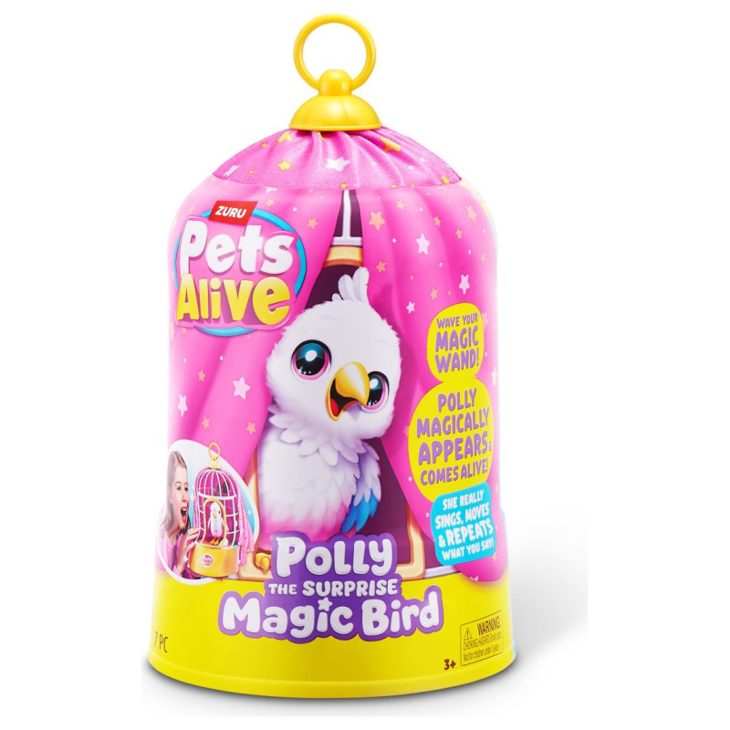 Pets Alive Interaktīva rotaļlieta Polly magic bird