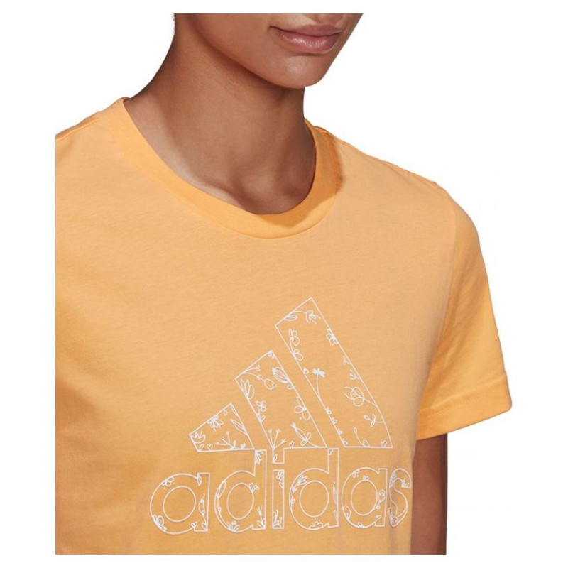 Adidas Outlined Floral Graphic T-Shirt W GL1030 (S)