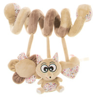 4Baby Plīša spirāle FOX F07 4BABY Play&Edu