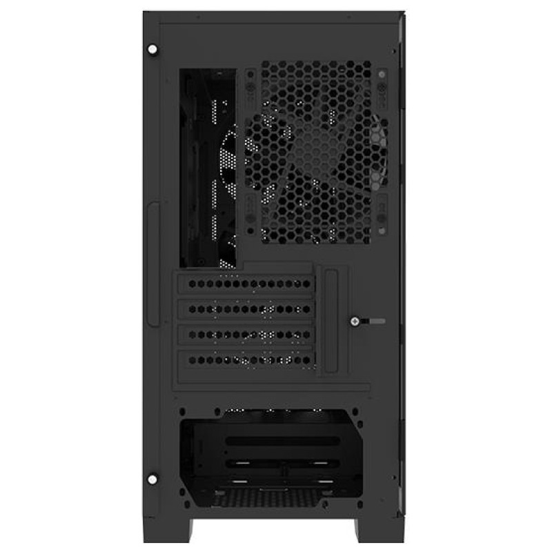 Montech Case|MONTECH|AIR 100 ARGB|MidiTower|Case product features Transparent panel|Not included|MicroATX|MiniITX|Colour Black|AIR100ARGB(B)