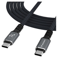 Wozinsky WPS-UY42S USB-C Thunderbolt 4 Cable 240W 2m 4K - Black