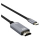 Wozinsky WCCH-01 USB-C - HDMI 4K 60Hz Cable 1.8m - Black