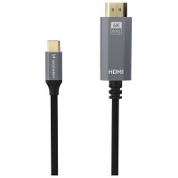 Wozinsky WCCH-01 USB-C - HDMI 4K 60Hz Cable 1.8m - Black