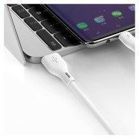 Dudao USB / USB Type C 5A 1m white (L2T 1m white)