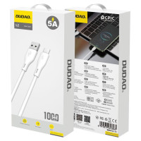 Dudao USB / USB Type C 5A 1m white (L2T 1m white)