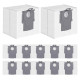 Roborock VACUUM ACC DUST BAG 12PCS/WHITE H5 8.04.0032 ROBOROCK
