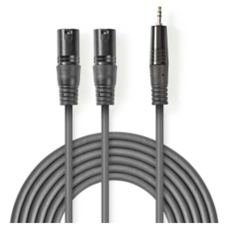 Nedis Kabelis Nedis 2x XLR M - 3.5mm M 1.5m