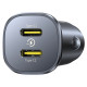 Baseus GoTrip 2 x USB-C 30W Car Charger - Black