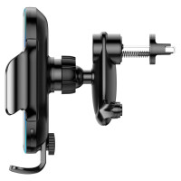 Baseus Automatic Electric Car Holder Qi Wireless Charger 15W Black (WXHW03-01)