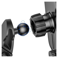 Baseus Automatic Electric Car Holder Qi Wireless Charger 15W Black (WXHW03-01)