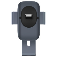 Baseus [RETURNED ITEM] Baseus Metal Age II gravitational car phone holder for ventilation grille dark gray (SUJS000013)