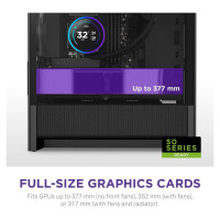 Nzxt Case|NZXT|micro ATX/Mini-ITX|Black|Midi Tower|PC|CC-H31FB-01