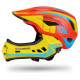 Rockbros Children's bicycle helmet with detachable visor Rockbros TT-32SOYB-S size S - yellow-orange