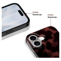 Tech-Protect Lamano MagSafe case for iPhone 16 - black and red