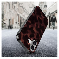 Tech-Protect Lamano MagSafe case for iPhone 16 - black and red