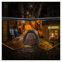 Rockbros Polarized Cycling Glasses with UV Protection and Corrective Insert - Gray