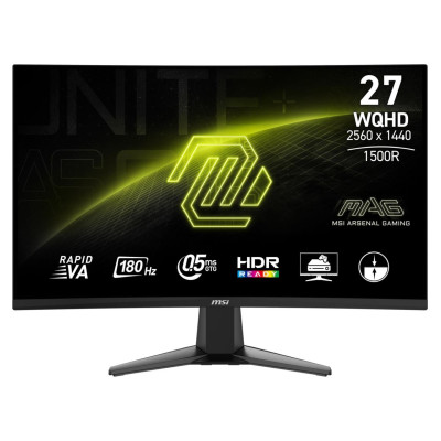 MSI LCD Monitor|MSI|27 "|2560 x 1440 pixels|Quad HD|Native aspect ratio 16:9|LCD|Curved|MAG27CQ6F