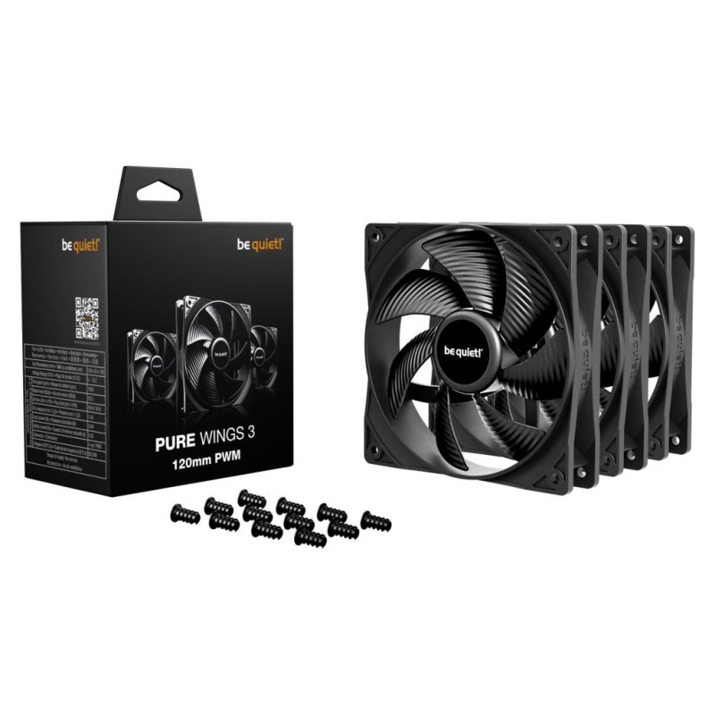 Be Quiet CASE FAN 120MM PURE WINGS 3/PWM 3-PACK BL141 BE QUIET