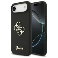 Guess Silicone Big 4G Script case for iPhone Air - black