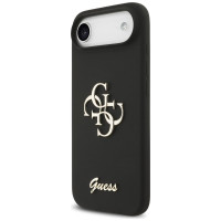 Guess Silicone Big 4G Script case for iPhone Air - black