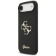 Guess Silicone Big 4G Script case for iPhone Air - black