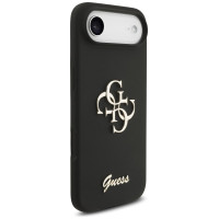 Guess Silicone Big 4G Script case for iPhone Air - black