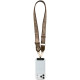 Guess Universal CBDY 4G Tether Patch Strass Metal Logo Phone Lanyard - Brown