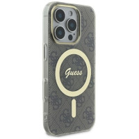 Guess IML 4G MagSafe case for iPhone 16 Pro - brown