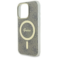 Guess IML 4G MagSafe case for iPhone 16 Pro - brown