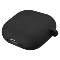 Uniq Nexo AirPods 4 + Ear Hooks Silicone case - black