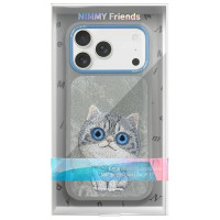 Nimmy Big Eyed Pet 2.0 Cat Case for iPhone 17 - Gray