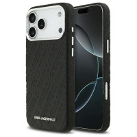 Karl Lagerfeld FW Stamped Karl MagSafe Case for iPhone 17 Pro Max - Black